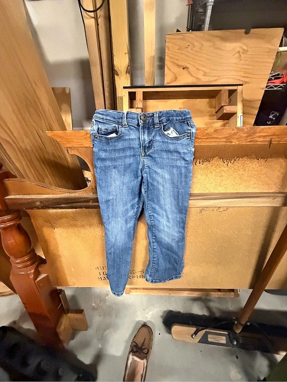 B'gosh Boot Cut Jeans Blue Girls 5T